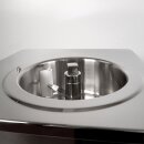 High-End Profi Eismaschine: Exklusive, kompakte und handgefertigte Eismaschine C1500, mit Kompressor, komplett aus Edelstahl, 30 kg schwer - extrem robust, Profi-Gerät ideal für Labor  oder Haushalt, 1500g Füllmenge, im Dauerbetrieb 3 kg/Std., made in EU