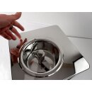 High-End Profi Eismaschine: Exklusive, kompakte und handgefertigte Eismaschine C1500, mit Kompressor, komplett aus Edelstahl, 30 kg schwer - extrem robust, Profi-Gerät ideal für Labor  oder Haushalt, 1500g Füllmenge, im Dauerbetrieb 3 kg/Std., made in EU