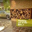 YERD CortenBOX 150: Cortenstahl Beet-Einfassung 150x60x3, 35cm Hochbeet aus echtem 1,6mm Corten-Stahl (!), Farbe Rost-Patina, verschweißt - nicht verschraubt, witterungs-beständig,  auch stehend als Brennholz-Regal verwendbar  (Versand kostenfrei*)