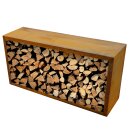 YERD CortenBOX 120: Cortenstahl Beet-Einfassung 120x60x35cm, 35cm Hochbeet, echter 1,6mm Corten-Stahl (!),Farbe Rost-Patina, verschweißt - nicht verschraubt, witterungs-beständig, kann auch stehend als Brennholz-Regal verwendet werden