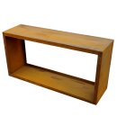 YERD CortenBOX 120: Cortenstahl Beet-Einfassung 120x60x35cm, 35cm Hochbeet, echter 1,6mm Corten-Stahl (!),Farbe Rost-Patina, verschweißt - nicht verschraubt, witterungs-beständig, kann auch stehend als Brennholz-Regal verwendet werden