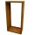 YERD CortenBOX 120: Cortenstahl Beet-Einfassung 120x60x35cm, 35cm Hochbeet, echter 1,6mm Corten-Stahl (!),Farbe Rost-Patina, verschweißt - nicht verschraubt, witterungs-beständig, kann auch stehend als Brennholz-Regal verwendet werden