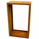 YERD CortenBOX 100: Cortenstahl Beet-Einfassung 100x60x35cm,  35cm Hochbeet aus echtem 1,6mm Corten-Stahl (!), Farbe Rost-Patina, verschweißt - nicht verschraubt, witterungs-beständig, kann auch stehend als Brennholz-Regal verwendet werden