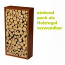 YERD CortenBOX 100: Cortenstahl Beet-Einfassung 100x60x35cm,  35cm Hochbeet aus echtem 1,6mm Corten-Stahl (!), Farbe Rost-Patina, verschweißt - nicht verschraubt, witterungs-beständig, kann auch stehend als Brennholz-Regal verwendet werden