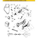 Schneidblatt fest für elektrische Akkuschere KV380 -...