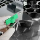 Edelstahl Marmeladentopf mit Rührwerk, Kochtopf 35 Liter, 1" Zoll Boden-Ausguß, mit integriertem Thermometer, ideal für Gasbefeuerung, made in EU (Versand kostenfrei *)