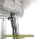 Die bewährte Fischer-Lahr® Edelstahl Hydropresse INOX: 20 Liter, Kelter / Apfelpresse / Edelstahl Obstpresse mit Wasserdruck-Antrieb, nur bei Fischer mit zusätzlichem Druckminderer (!),  inkl. Presstuch (versandkostenfrei)*
