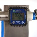 Abfüllgerät Bag-in-Box + Kanister heißen Saft : Fischer BIB Abüller mit Impellerpumpe, digitalem Durchflussmesser und Vitop-Verschlusszange,  flexible Zapfpistole auch für Kanister- oder Kannen-Abfüllung geeignet (Versand kostenfrei*)