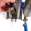 Abfüllgerät Bag-in-Box + Kanister heißen Saft : Fischer BIB Abüller mit Impellerpumpe, digitalem Durchflussmesser und Vitop-Verschlusszange,  flexible Zapfpistole auch für Kanister- oder Kannen-Abfüllung geeignet (Versand kostenfrei*)