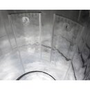 Zottel Edelstahltank 500 Liter Inhalt Immervoll-Tank mit U-Kühlmantel und Schwimmdeckel