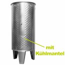 Zottel Edelstahltank 800 Liter Inhalt Immervoll-Tank mit...