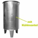 Zottel Edelstahltank 1100 Liter Inhalt Immervoll-Tank mit U-Kühlmantel und Schwimmdeckel