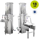 NEU: Zottel Heiss-Abfüllgerät / Pasteurisierer 18 kW, Pasteurisiergerät für Saft, mit. 2 Flaschen-Abfüllköpfen für alle standard Flaschen und/oder optional mit Bag-in-Box Abfüller, 400V, 200 l/h, Durchlauf-Pasteurisator made in EU, Versand kostenfrei*