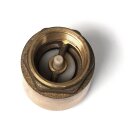 Rückschlagventil für Schmutz-Wasser mit Saugkorb 3/4" Zoll , Innengewinde,  Rückschlagklappe Messing, für Saugschlauch