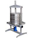 Obstpresse manuell hydraulisch: Edelstahl,  50 Liter Obstpresse / Beerenpresse (Traubenpresse)  / Honigpresse / Apfelpresse OPRIH51, manuell hydraulisch, 5t Pressdruck, verbesserstes Modell v2024 (versandkostenfrei)*
