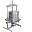 Obstpresse manuell hydraulisch: Edelstahl,  50 Liter Obstpresse / Beerenpresse (Traubenpresse)  / Honigpresse / Apfelpresse OPRIH51, manuell hydraulisch, 5t Pressdruck, verbesserstes Modell v2024 (versandkostenfrei)*