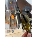 Etikettierer 2in1 rund und eckig: Halbautomatischer Flaschen-Etikettierer Easy  Q MEGA12 für zylindrische und quadratische Flaschen und Behälter / Olivenöl-Flaschen / Dosen etc, Etikettiermaschine auch für PET Flaschen (versandkostenfrei)*