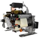 Etikettierer 2in1 rund und eckig: Halbautomatischer Flaschen-Etikettierer Easy  Q MEGA12 für zylindrische und quadratische Flaschen und Behälter / Olivenöl-Flaschen / Dosen etc, Etikettiermaschine auch für PET Flaschen (versandkostenfrei)*