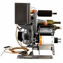 Etikettierer 2in1 rund und eckig: Halbautomatischer Flaschen-Etikettierer Easy  Q MEGA12 für zylindrische und quadratische Flaschen und Behälter / Olivenöl-Flaschen / Dosen etc, Etikettiermaschine auch für PET Flaschen (versandkostenfrei)*