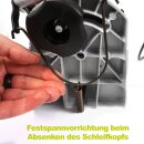 Original AMA Kettenschärfgerät MAXX Pro-Grinder automatische Kettenklemmung, Profi Kettenschärfer (halbautomatisch) passend für Sägeketten aller Hersteller wie Stihl, Husqvarna, Oregon, Harvester Ketten usw., mit 3 Schärfscheiben (Versand kostenfrei*)