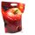 Bag in Box Standbeutel 3 Liter für Apfelsaft, VITOP Auslauf, Foto Design Beutel-Motiv "Apfel", glänzende Oberfläche, dickwandiger Stand-Alone Beutel bzw. Tasche für Saft mit Tragegriff, kann selbstständig vertikal ohne Karton stehen (!)