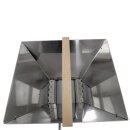 Kleine Beerenmühle: manuell /  Handbetrieb,  BM7 mit 7 ltr. Edelstahltrichter, speziell  zum Maischen von Beeren und Trauben, Traubenmühle mit Quetschwalzen aus lebensmittelechtem Kunststoff