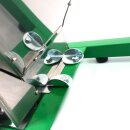 Kleine Beerenmühle: manuell /  Handbetrieb,  BM7 mit 7 ltr. Edelstahltrichter, speziell  zum Maischen von Beeren und Trauben, Traubenmühle mit Quetschwalzen aus lebensmittelechtem Kunststoff