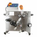 Elektrischer Flaschen-Etikettierer FX10, mit einstellbarem Anpressdruck (ideal für PET), optional mit Steuer-Sensor für transparente Etiketten,  bis zu 700 Flaschen/Std, made in EU (Versand kostenfrei *)