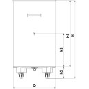 Edelstahl-Immervoll Behälter, 200 Liter  Edelstahl-Lagertank inkl. Schwimmdeckel und Staubdeckel für Wein und Most, mit Boden-Restauslauf, 2 Ausläufe,  original Zottel Fass mit angeschweißten Füßen und Rädern, made in EU  (Versand kostenfrei*)