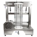 Vakuum-Füllmaschine: Abfüllgerät Vacu-Control-6, Profi Vakuumabfüller, Edelstahl Flaschenfüller 6-stellig - 4x Standard-Ventil + 2x Mignon Ventil  (für Flakons, Miniflaschen o.ä.), 600 Flaschen/Std unterschiedlicher Größe, made in EU (versandkostenfrei)*