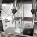 Vakuum-Füllmaschine: Abfüllgerät Vacu-Control-6, Profi Vakuumabfüller, Edelstahl Flaschenfüller 6-stellig - 4x Standard-Ventil + 2x Mignon Ventil  (für Flakons, Miniflaschen o.ä.), 600 Flaschen/Std unterschiedlicher Größe, made in EU (versandkostenfrei)*