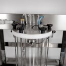 Vakuum-Füllmaschine: Abfüllgerät Vacu-Control-6, Profi Vakuumabfüller, Edelstahl Flaschenfüller 6-stellig - 4x Standard-Ventil + 2x Mignon Ventil  (für Flakons, Miniflaschen o.ä.), 600 Flaschen/Std unterschiedlicher Größe, made in EU (versandkostenfrei)*