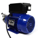 Elektrische Weinpumpe / Saft-, Speiseöl-, Getränke-Pumpe: Impellerpumpe EU20, 1000 l/h, 0,5 PS,  ohne Bypass, 3/4" Zoll Durchlauf, Abfüllpumpe heiß bis 80°C, Pumpen-Gehäuse Edelstahl (AISI 304), lebensmittelecht, 230Volt, made in EU (Versand kostenfrei*)