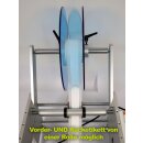 Flaschen-Etikettierer Fischer GST413, elektrisch, mit Touchdisplay (!), für ein oder 2 Etiketten, robuster Aufbau, für Flaschen von 8mm bis 120mm Durchmesser (Versand kostenfrei*)