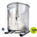 Zottel Edelstahlmischbehälter mit 700 Liter Volume...