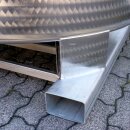 Zottel Edelstahlmischbehälter mit 700 Liter Volume mit Staplerunterbau