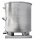 Zottel Edelstahlmischbehälter mit 700 Liter Volume mit Staplerunterbau
