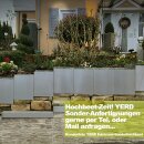 Hochbeet aus Metall - nach Maß  Günstiges "Square  200" Hochbeet Edelstahl 200x100cm  in Höhe 80cm, beliebig verlängerbar! (Versand kostenfrei *)