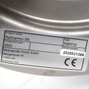 Fischer-Lahr® Mini Profi-Hydropresse: Wasserdruck-Presse 10 Liter, komplett aus Edelstahl, Apfelpresse / Obstpresse / Mostpresse, Tisch-Maischepresse für Haushalt, Gastro & Labor, mit Profi Hydrodruck-Technik , mit doppelt verstärktem Deckel