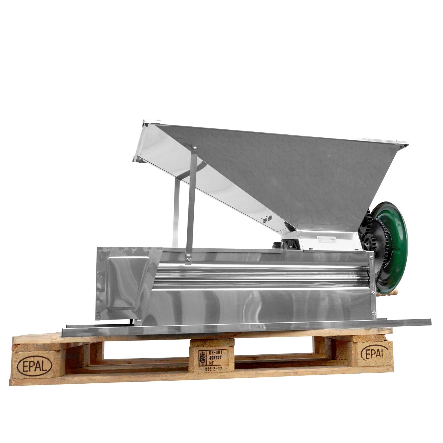   SONDERPOSTEN: manuelle Trauben-Abbeermaschine / Rebler / Beerenmühle  TA1000EL aus Edelstahl, Quetschwalzen Alu, FISCHER-LAHR  (!) Sondermodell - nur so lange Vorrat reicht (!), Versand kostenfrei * 	 
		 (Traubenabbeermaschine,  Abbeermaschine,  Traubenmühle, Traubenmühlen, Beerenmühle, Beerenmühlen, Rebler,  Entrapper, Grape Crusher, Grape Stalk Remover)  
	