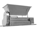 SONDERPOSTEN:  Abbeermaschine Edelstahl mit Elektro-Motor, FISCHER-LAHR Sondermodell TA1500EL, mit Förderschnecke im großen Trichter, 230V, 1500kg Trauben pro Std., Walzen Alu , (!) Sonderausführung -  nur so lange Vorrat reicht (!), Versand kostenfrei*