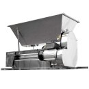 SONDERPOSTEN:  Abbeermaschine Edelstahl mit Elektro-Motor, FISCHER-LAHR Sondermodell TA1500EL, mit Förderschnecke im großen Trichter, 230V, 1500kg Trauben pro Std., Walzen Alu , (!) Sonderausführung -  nur so lange Vorrat reicht (!), Versand kostenfrei*