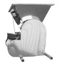 SONDERPOSTEN:  Abbeermaschine Edelstahl mit Elektro-Motor, FISCHER-LAHR Sondermodell TA1500EL, mit Förderschnecke im großen Trichter, 230V, 1500kg Trauben pro Std., Walzen Alu , (!) Sonderausführung -  nur so lange Vorrat reicht (!), Versand kostenfrei*