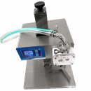 Dosierfüller Fischer-Lahr® FüllTronic 9-X, Abfüller für Creme und Gel, Zahnradpumpe, 50-18.000cP, Edelstahl, mit Touchscreen, Auslösung per Lichtschranke, Fußschalter o. autom. Zeitintervall, Ansaug-Schlauch o. optionalem Trichter  (Versand kostenfrei*)