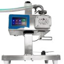 Dosierfüller Fischer-Lahr® FüllTronic 9-X, Abfüller für Creme und Gel, Zahnradpumpe, 50-18.000cP, Edelstahl, mit Touchscreen, Auslösung per Lichtschranke, Fußschalter o. autom. Zeitintervall, Ansaug-Schlauch o. optionalem Trichter  (Versand kostenfrei*)