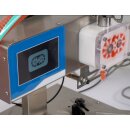 Dosierfüller Fischer-Lahr® FüllTronic 9-X, Abfüller für Creme und Gel, Zahnradpumpe, 50-18.000cP, Edelstahl, mit Touchscreen, Auslösung per Lichtschranke, Fußschalter o. autom. Zeitintervall, Ansaug-Schlauch o. optionalem Trichter  (Versand kostenfrei*)