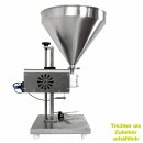 Dosierfüller Fischer-Lahr® FüllTronic 9-X, Abfüller für Creme und Gel, Zahnradpumpe, 50-18.000cP, Edelstahl, mit Touchscreen, Auslösung per Lichtschranke, Fußschalter o. autom. Zeitintervall, Ansaug-Schlauch o. optionalem Trichter  (Versand kostenfrei*)