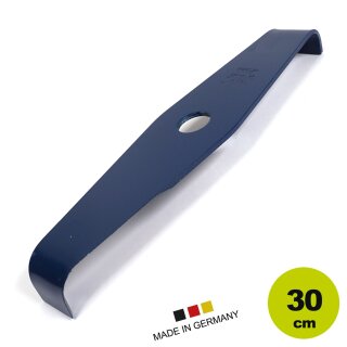 Freischneider-Messer für Motosense,  305mm, 25,4mm Bohrung, 4mm dick, 2 Zähne - Häcksel-Messer  2 / 305 x 25,4 x 4 ,  blau, made in Germany