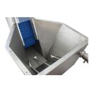 Obst-Waschanlage SAW 1000:  Obst waschen und maischen in einem Arbeitsgang, inkl. 3 kw Rätzmühle für Äpfel, 400V, made in EU (Versand kostenfrei*)
