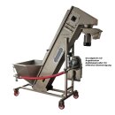 Obst-Waschanlage SAW 1000:  Obst waschen und maischen in einem Arbeitsgang, inkl. 3 kw Rätzmühle für Äpfel, 400V, made in EU (Versand kostenfrei*)